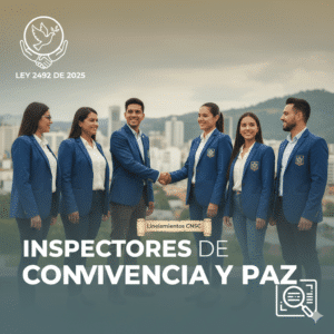 Implementación de la Ley 2492 de 2025: Lineamientos de la CNSC para los Inspectores de Convivencia y Paz